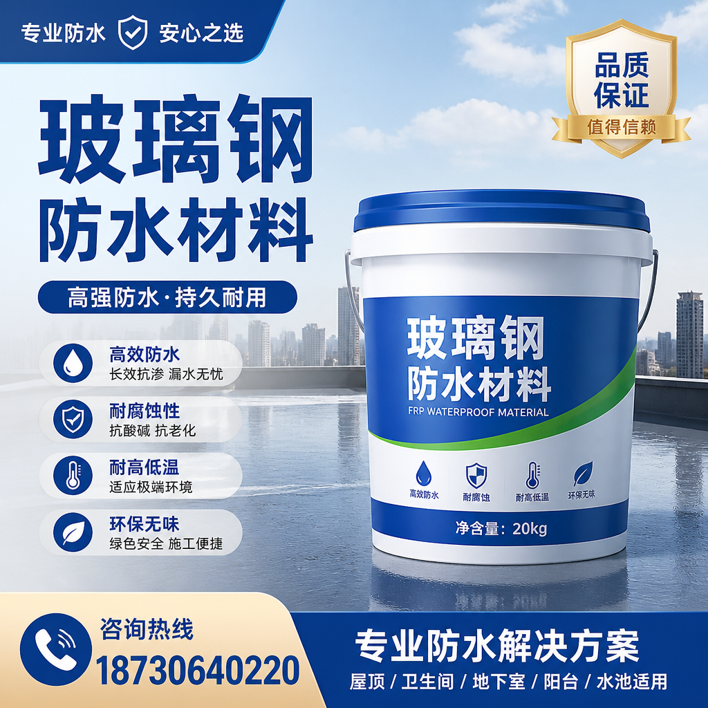 了解玻璃钢防水材料的市场趋势,乌海 企业不可不知